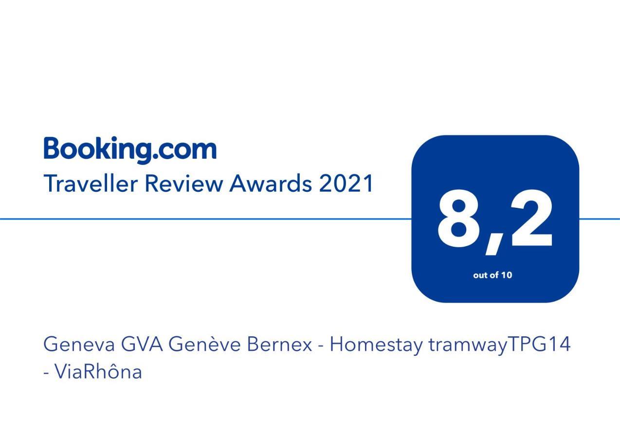 Geneva GVA Genève Bernex - Homestay tramwayTPG14 - ViaRhôna Extérieur photo